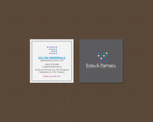 Business Card Design by chandrayaan.creative for Evlos & Partners Ltd. | Design: #17122514