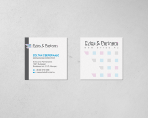 Business Card Design by chandrayaan.creative for Evlos & Partners Ltd. | Design: #17122551