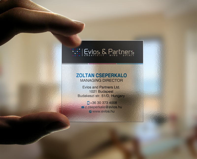 Design de Carte de Visite par chandrayaan.creative pour Evlos & Partners Ltd. | Design #17123775