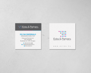 Business Card Design by chandrayaan.creative for Evlos & Partners Ltd. | Design: #17123777