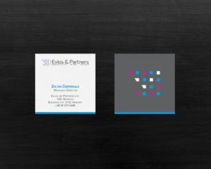 Business Card Design by chandrayaan.creative for Evlos & Partners Ltd. | Design: #17123919
