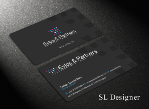 Business Card Design by SL Designer for Evlos & Partners Ltd. | Design: #17118920