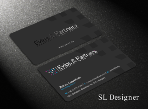 Business Card Design by SL Designer for Evlos & Partners Ltd. | Design: #17118921