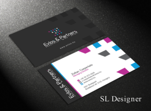 Business Card Design by SL Designer for Evlos & Partners Ltd. | Design: #17119136