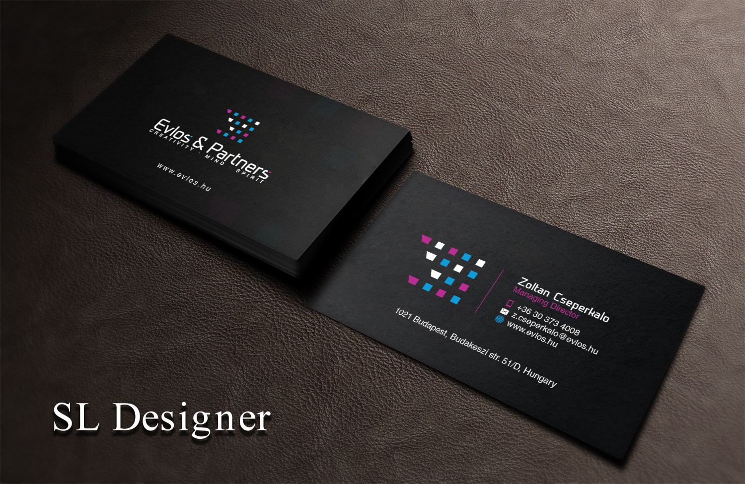 Business Card Design by SL Designer for Evlos & Partners Ltd. | Design #17119138