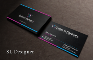 Business Card Design by SL Designer for Evlos & Partners Ltd. | Design: #17119140