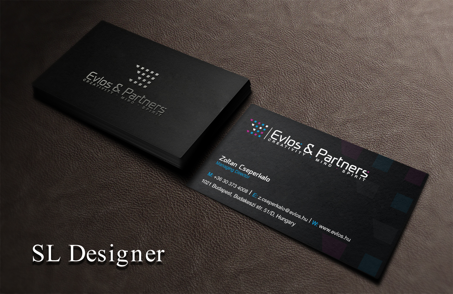 Business Card Design by SL Designer for Evlos & Partners Ltd. | Design #17119142