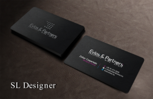 Business Card Design by SL Designer for Evlos & Partners Ltd. | Design: #17440453