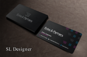 Business Card Design by SL Designer for Evlos & Partners Ltd. | Design: #17440454