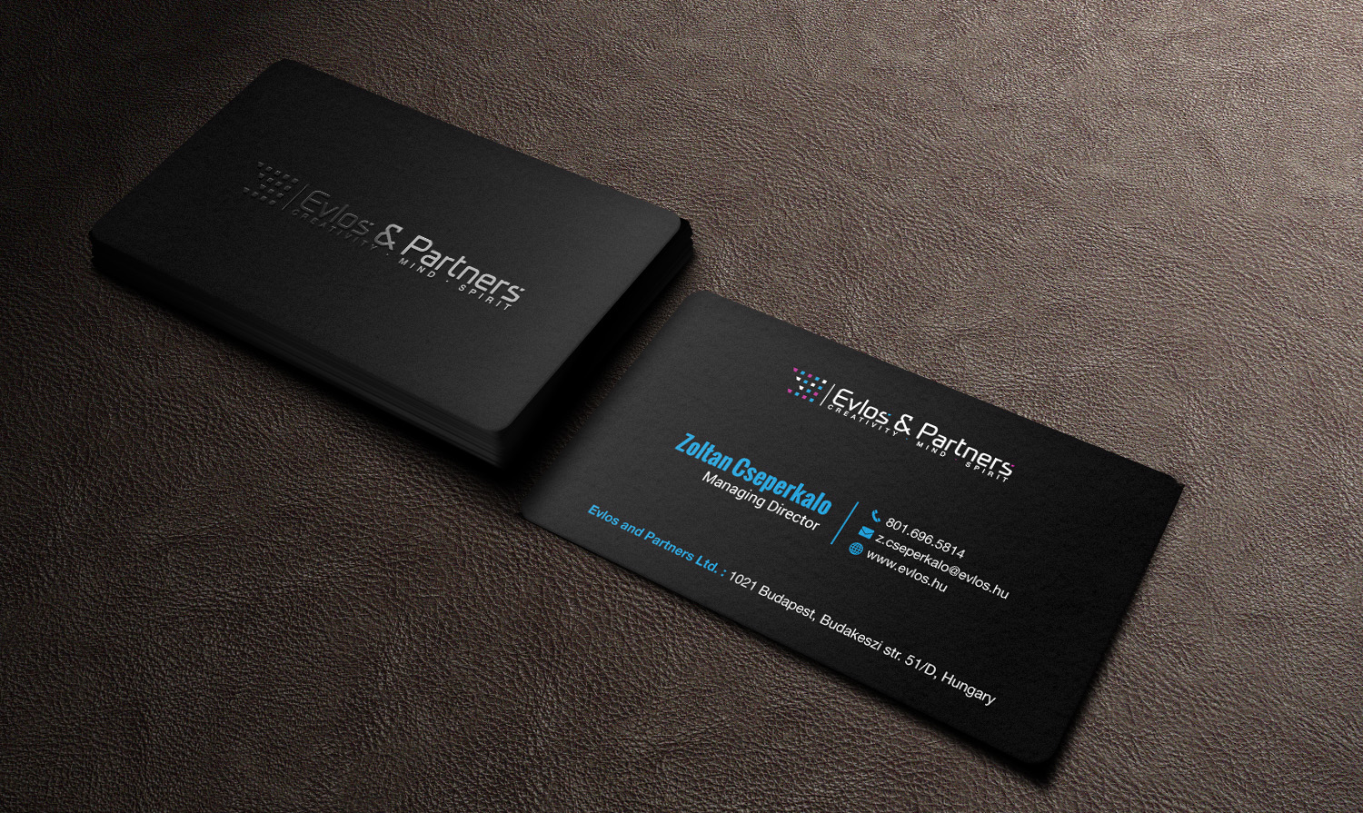 Business Card Design by mdreyad for Evlos & Partners Ltd. | Design #17130234