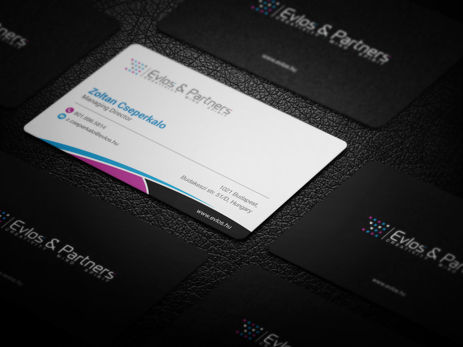 Business Card Design by mdreyad for Evlos & Partners Ltd. | Design #17134123