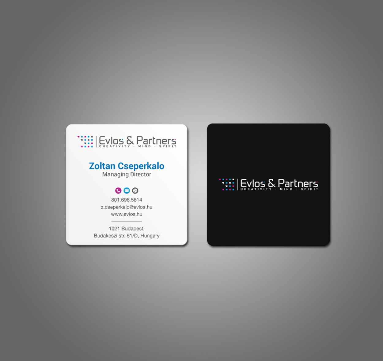 Business Card Design by mdreyad for Evlos & Partners Ltd. | Design #17134279
