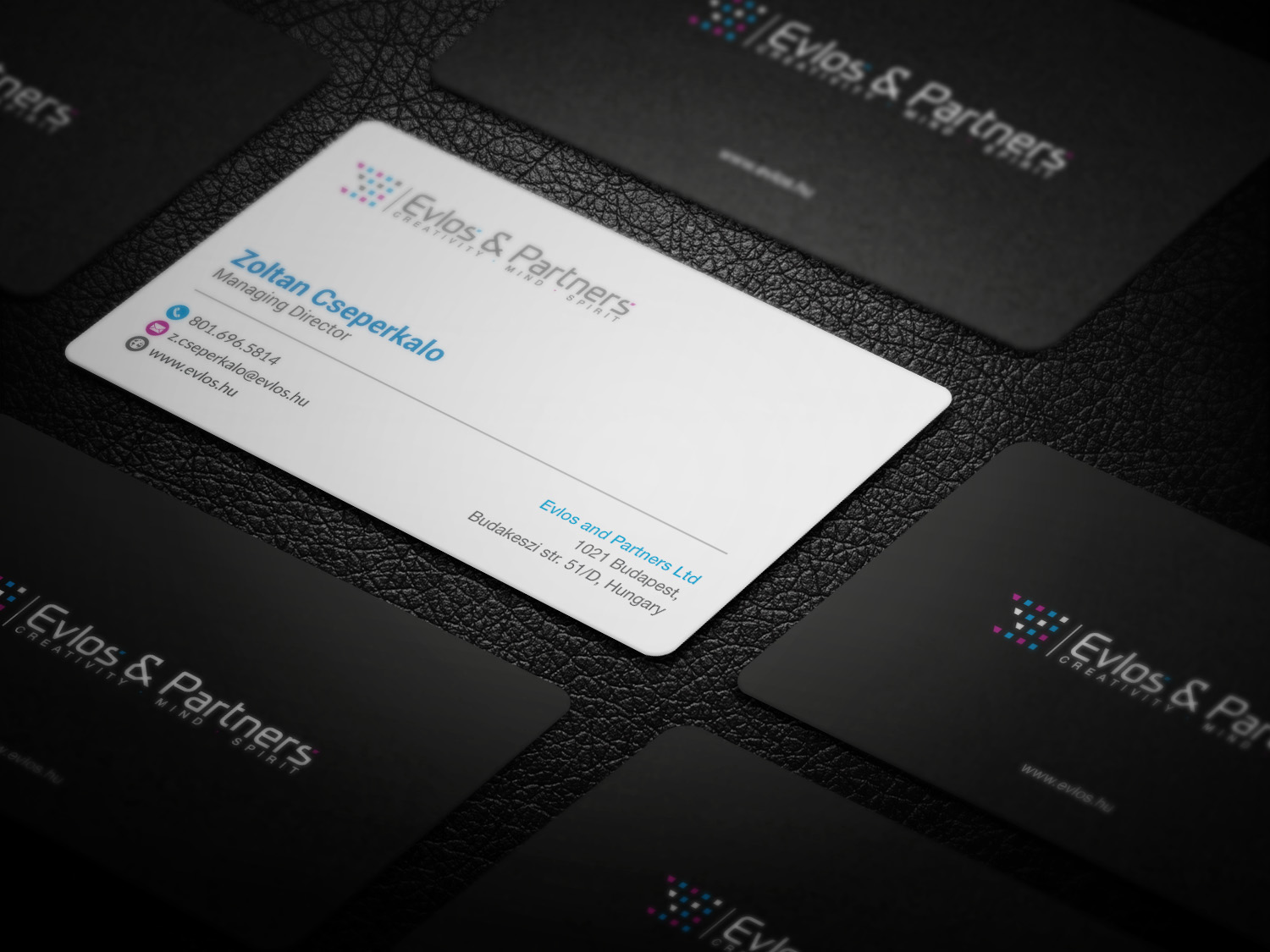 Business Card Design by mdreyad for Evlos & Partners Ltd. | Design #17135371