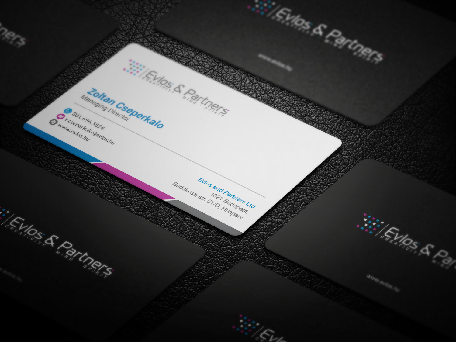 Business Card Design by mdreyad for Evlos & Partners Ltd. | Design #17135436