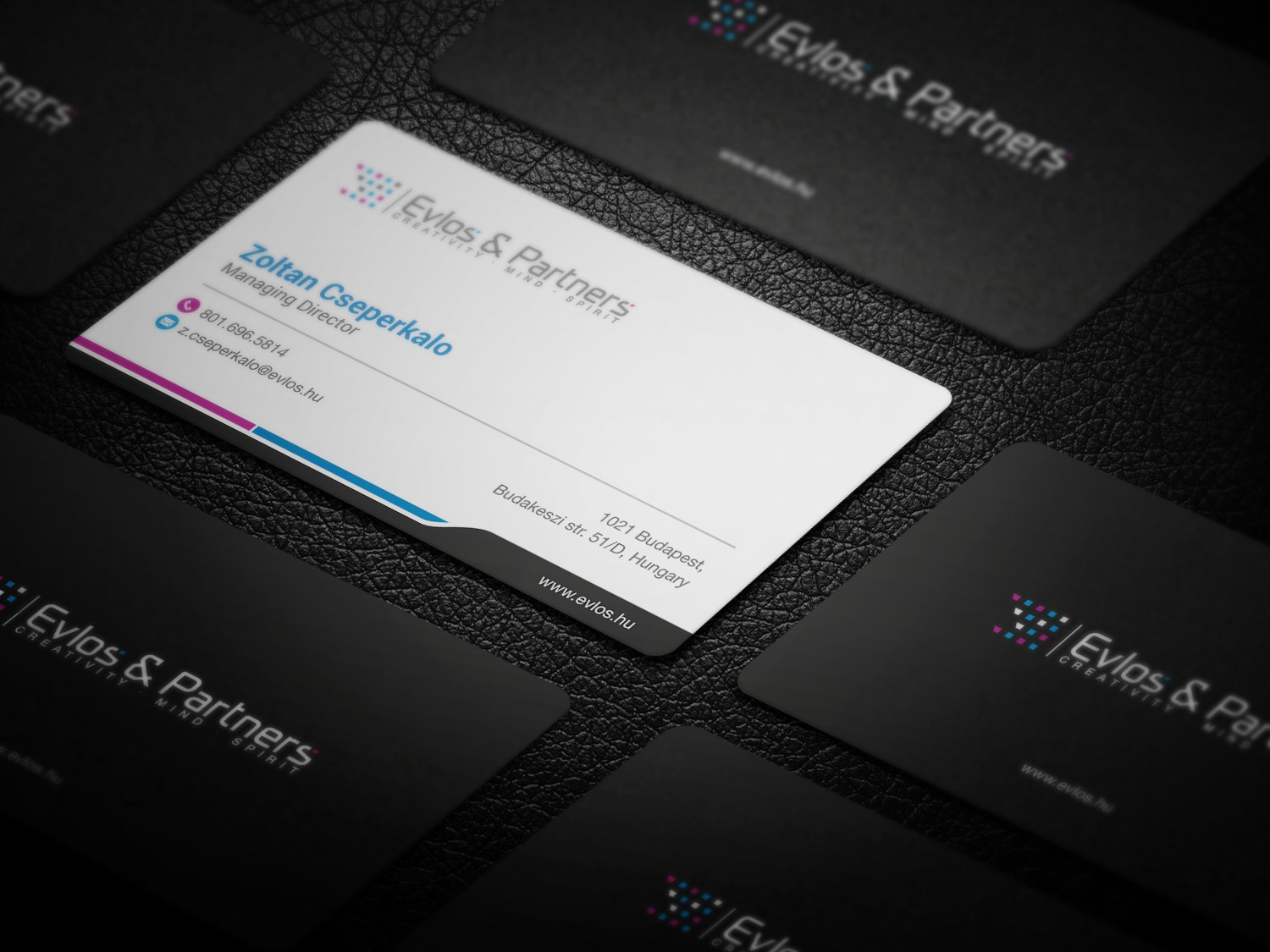 Business Card Design by mdreyad for Evlos & Partners Ltd. | Design #17135812