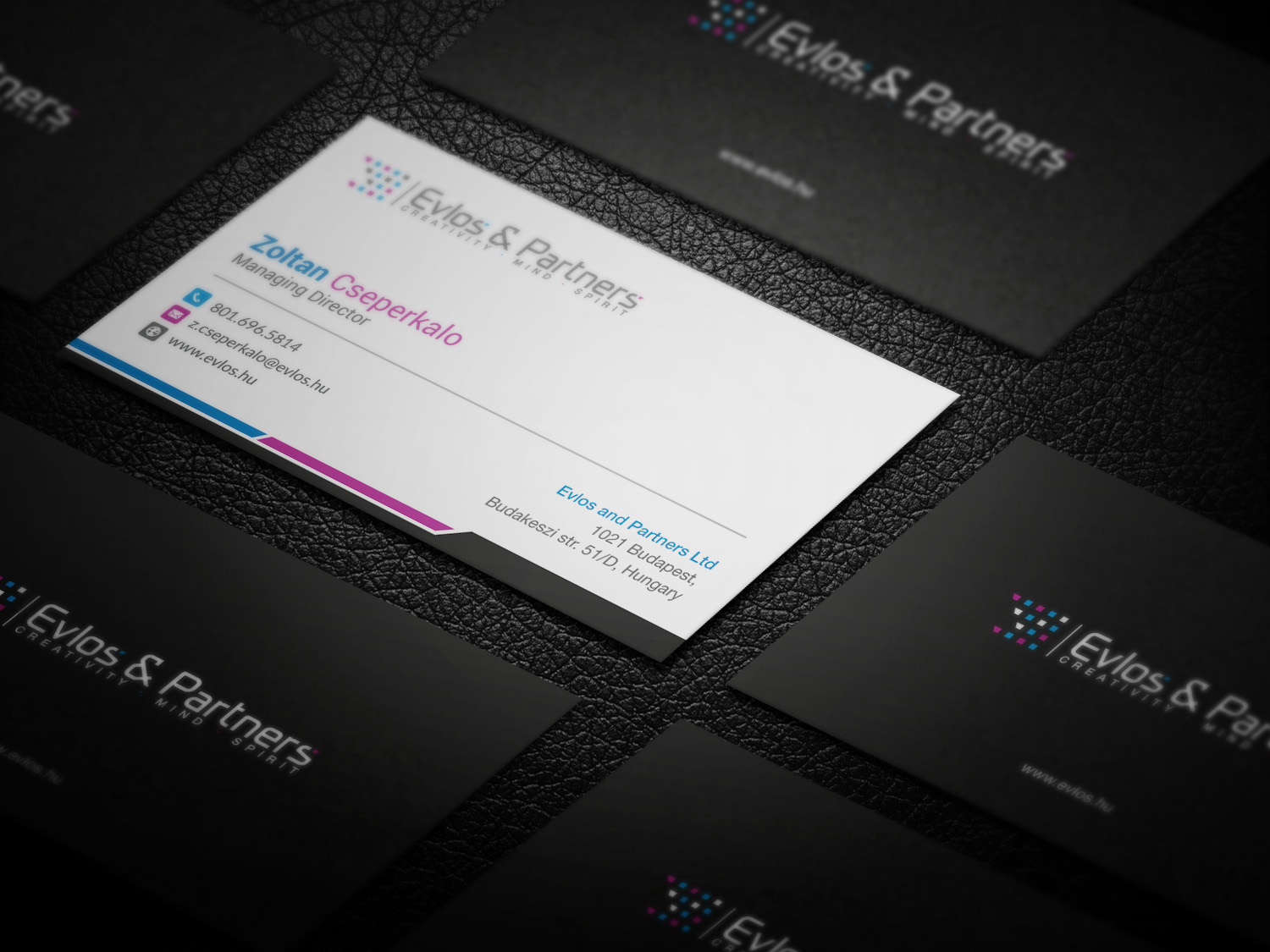 Business Card Design by mdreyad for Evlos & Partners Ltd. | Design #17139698