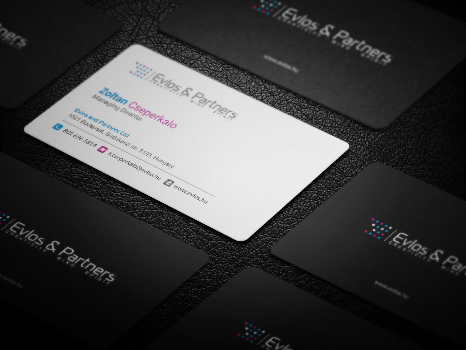 Business Card Design by mdreyad for Evlos & Partners Ltd. | Design #17139739