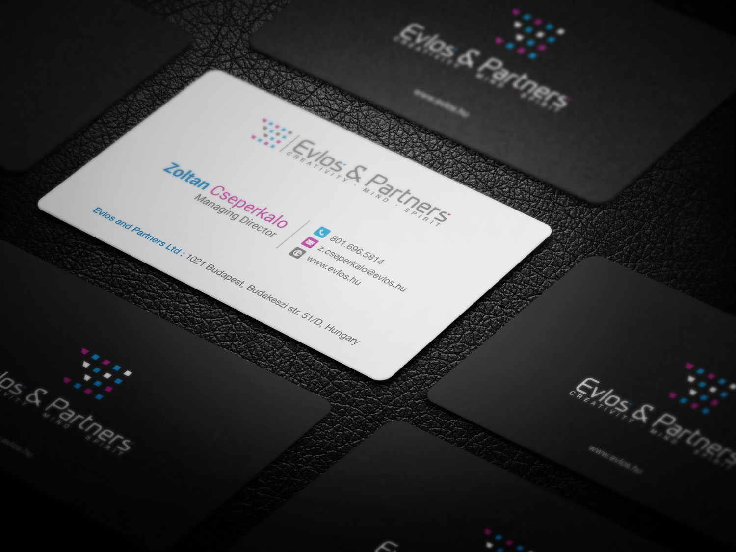 Business Card Design by mdreyad for Evlos & Partners Ltd. | Design #17206992
