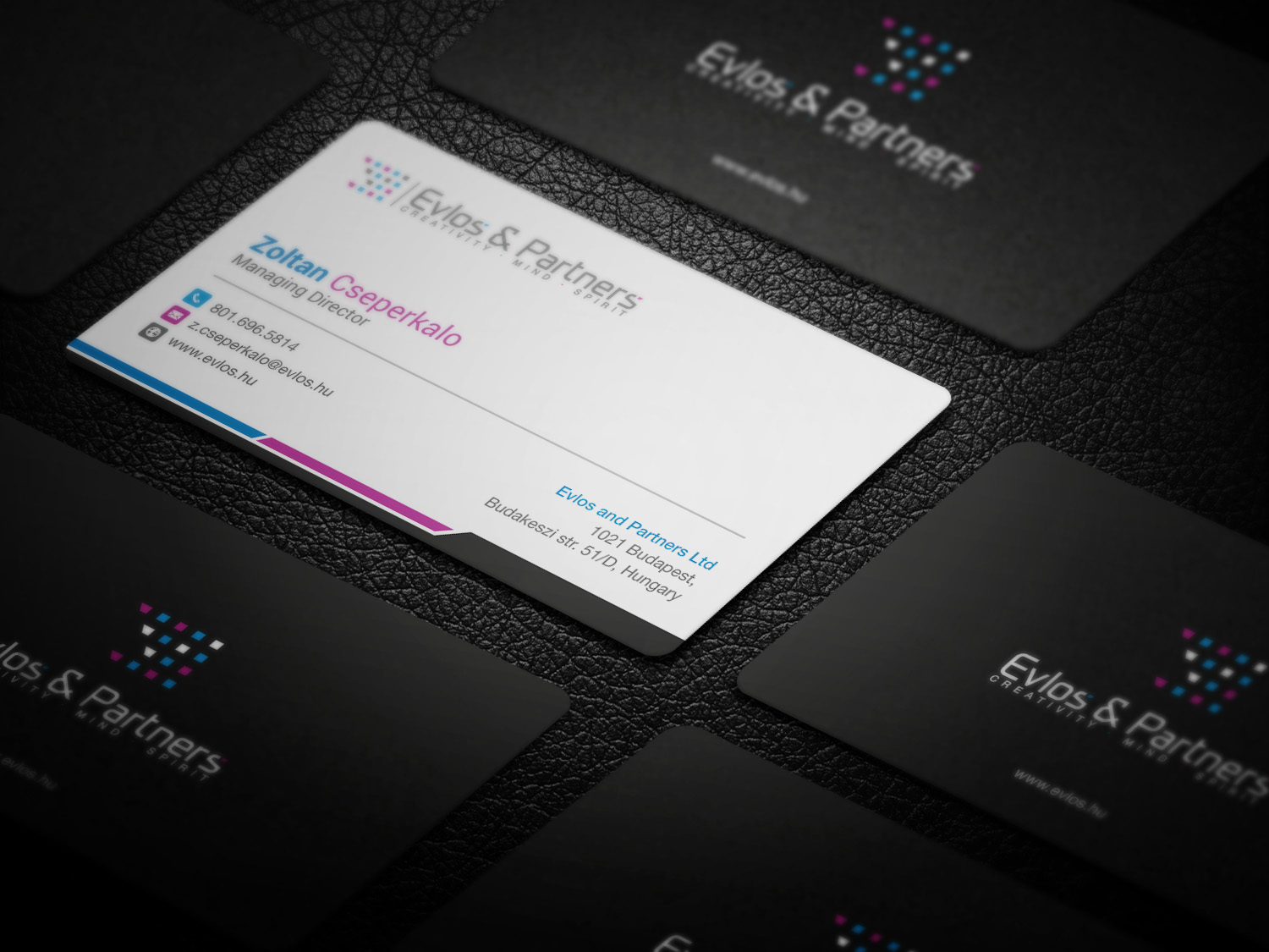 Business Card Design by mdreyad for Evlos & Partners Ltd. | Design #17207022