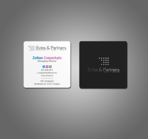 Business Card Design by mdreyad for Evlos & Partners Ltd. | Design: #17208298