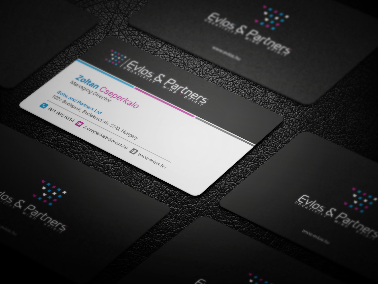 Business Card Design by mdreyad for Evlos & Partners Ltd. | Design #17208493