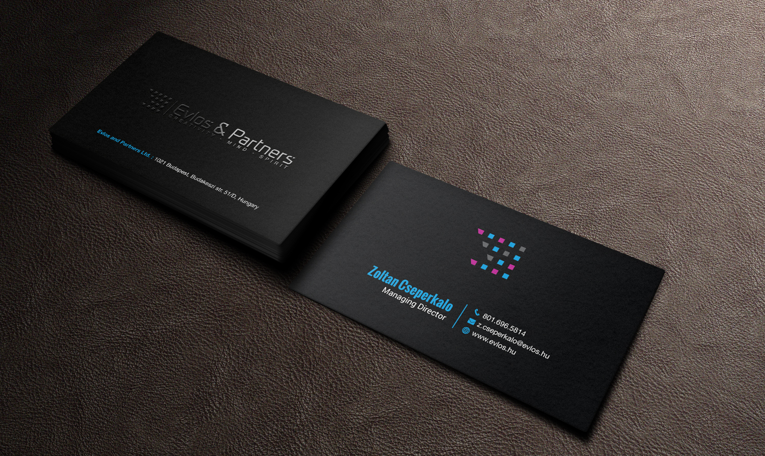 Business Card Design by mdreyad for Evlos & Partners Ltd. | Design #17327936