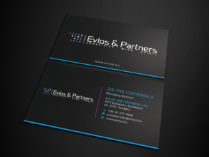 Business Card Design by Tripti Ranjan Gain for Evlos & Partners Ltd. | Design: #17116909