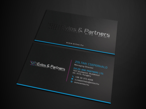 Business Card Design by Tripti Ranjan Gain for Evlos & Partners Ltd. | Design: #17116910