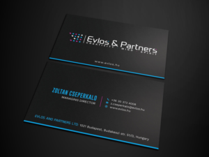 Business Card Design by Tripti Ranjan Gain for Evlos & Partners Ltd. | Design: #17116923