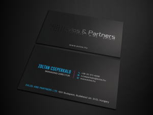 Business Card Design by Tripti Ranjan Gain for Evlos & Partners Ltd. | Design: #17116924