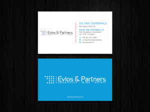 Business Card Design by Tripti Ranjan Gain for Evlos & Partners Ltd. | Design: #17117046