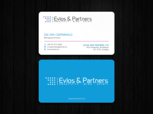 Business Card Design by Tripti Ranjan Gain for Evlos & Partners Ltd. | Design: #17117054