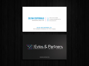 Business Card Design by Tripti Ranjan Gain for Evlos & Partners Ltd. | Design: #17117175