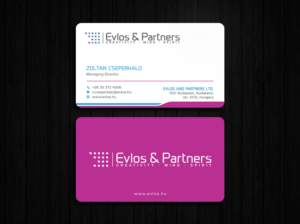 Business Card Design by Tripti Ranjan Gain for Evlos & Partners Ltd. | Design: #17121176