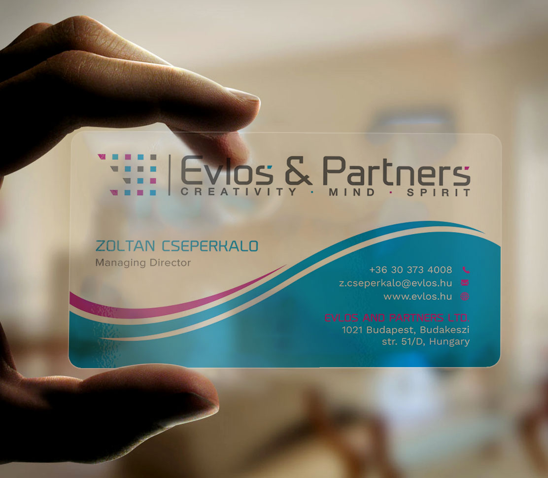 Business Card Design by Tripti Ranjan Gain for Evlos & Partners Ltd. | Design #17121184