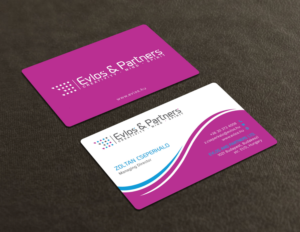 Business Card Design by Tripti Ranjan Gain for Evlos & Partners Ltd. | Design: #17121185