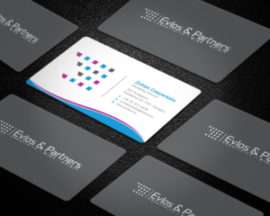 Business Card Design by Tripti Ranjan Gain for Evlos & Partners Ltd. | Design: #17121320