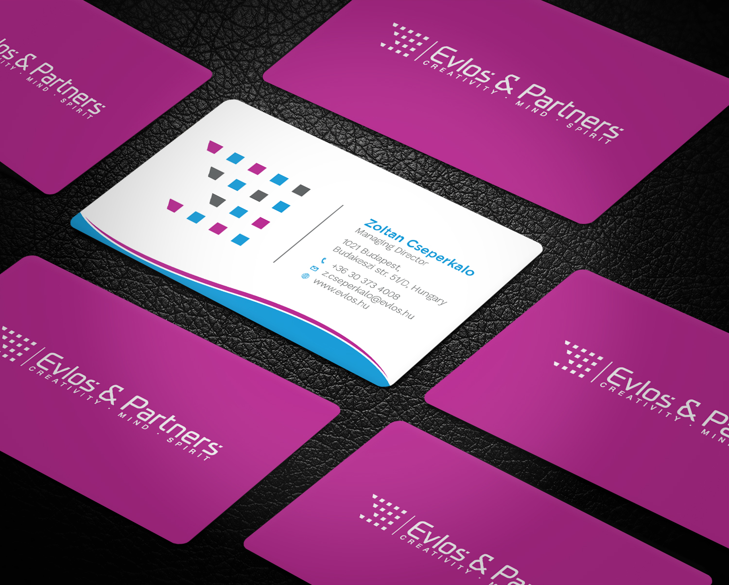 Business Card Design by Tripti Ranjan Gain for Evlos & Partners Ltd. | Design #17121322