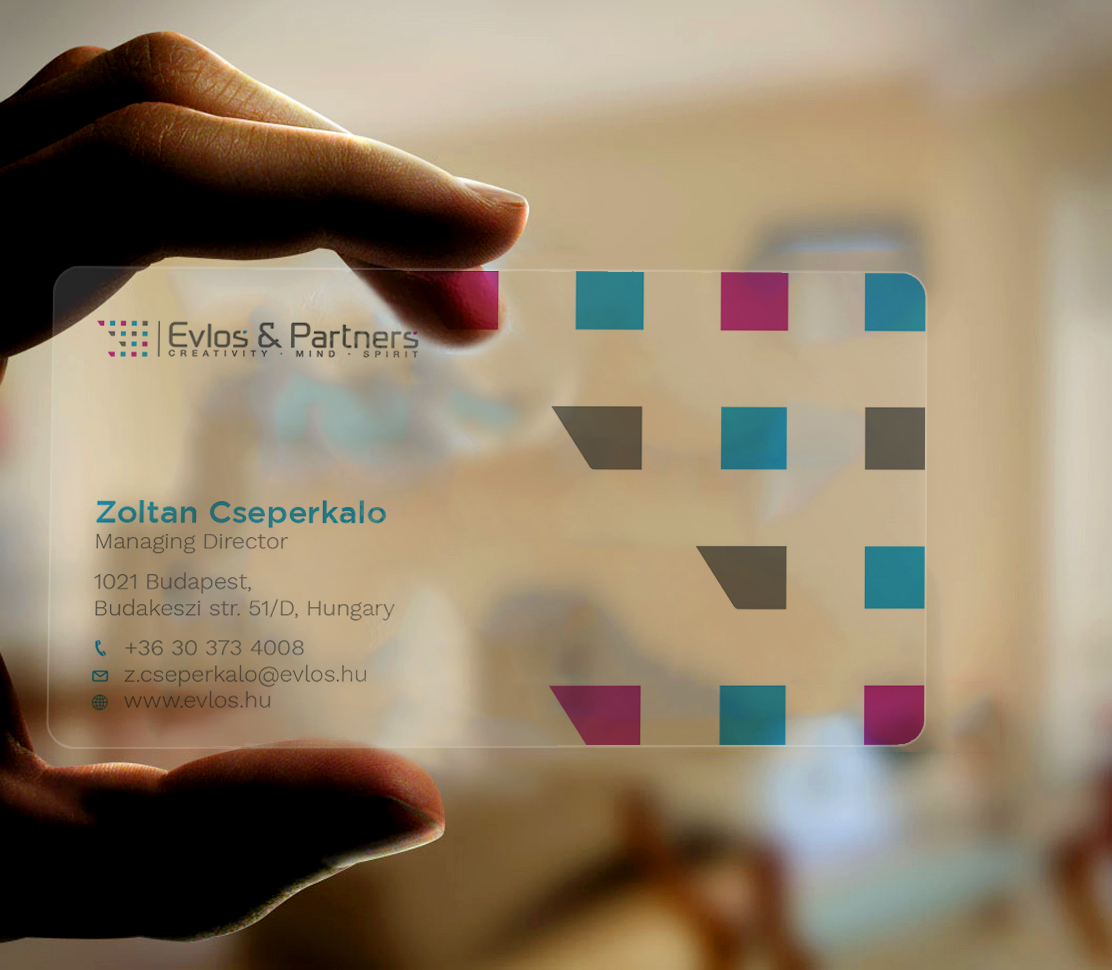 Business Card Design by Tripti Ranjan Gain for Evlos & Partners Ltd. | Design #17121323