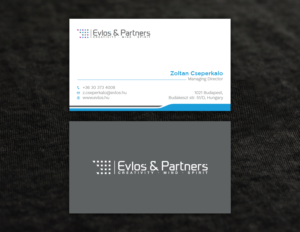 Business Card Design by Tripti Ranjan Gain for Evlos & Partners Ltd. | Design: #17121342