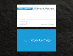 Business Card Design by Tripti Ranjan Gain for Evlos & Partners Ltd. | Design: #17121345