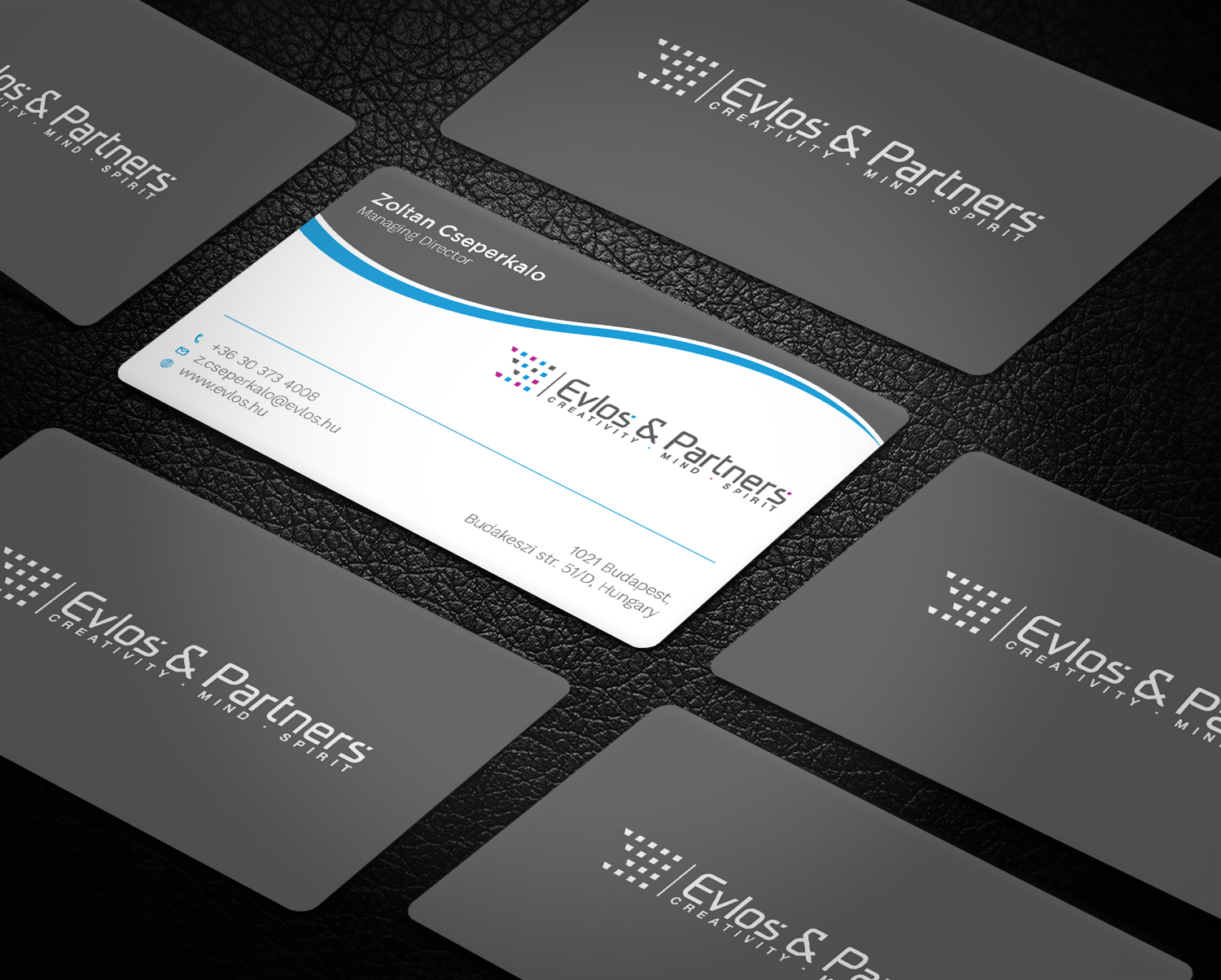 Business Card Design by Tripti Ranjan Gain for Evlos & Partners Ltd. | Design #17122962