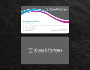 Business Card Design by Tripti Ranjan Gain for Evlos & Partners Ltd. | Design: #17122980