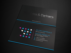 Business Card Design by Tripti Ranjan Gain for Evlos & Partners Ltd. | Design: #17340557