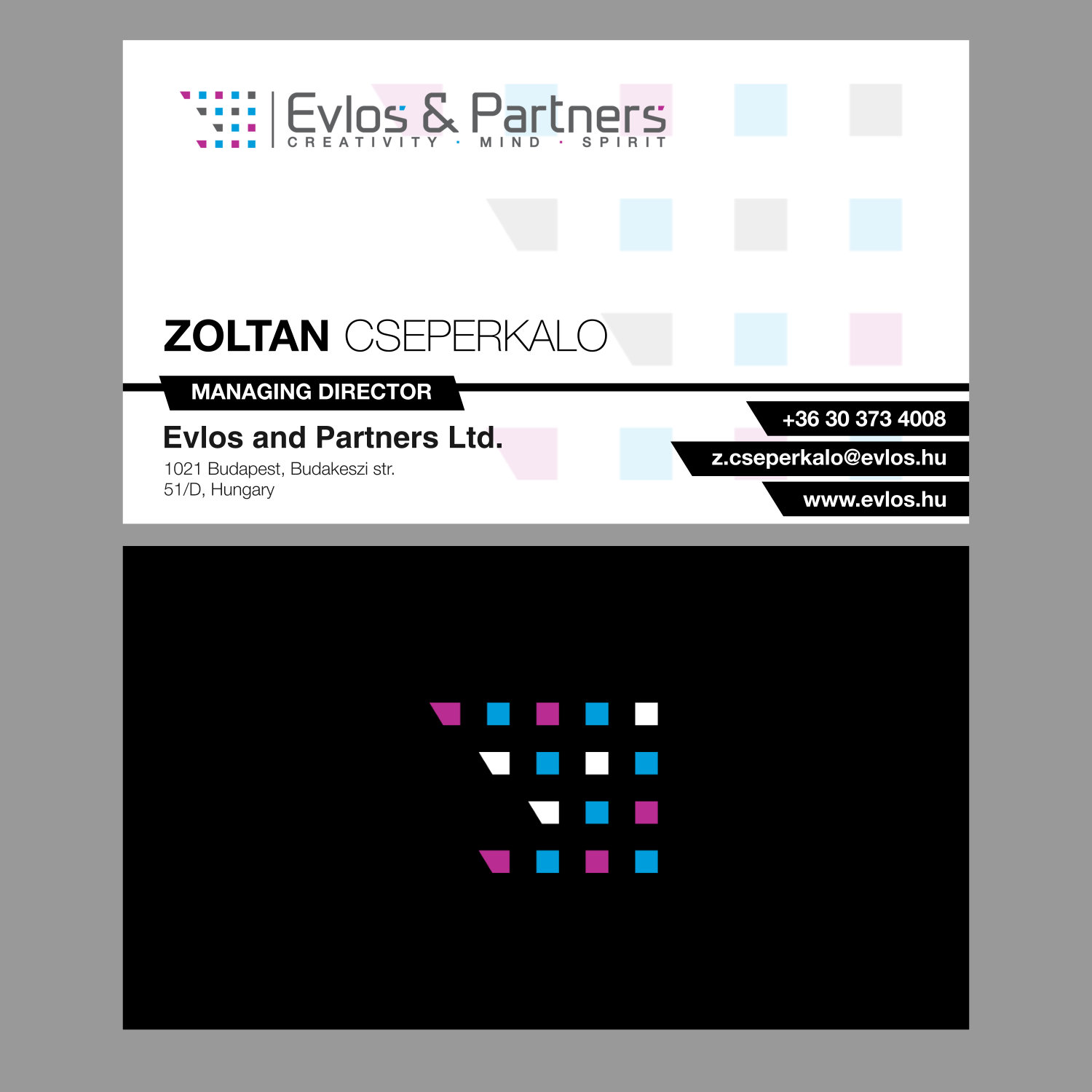 Business Card Design by Rose Design for Evlos & Partners Ltd. | Design #17139139