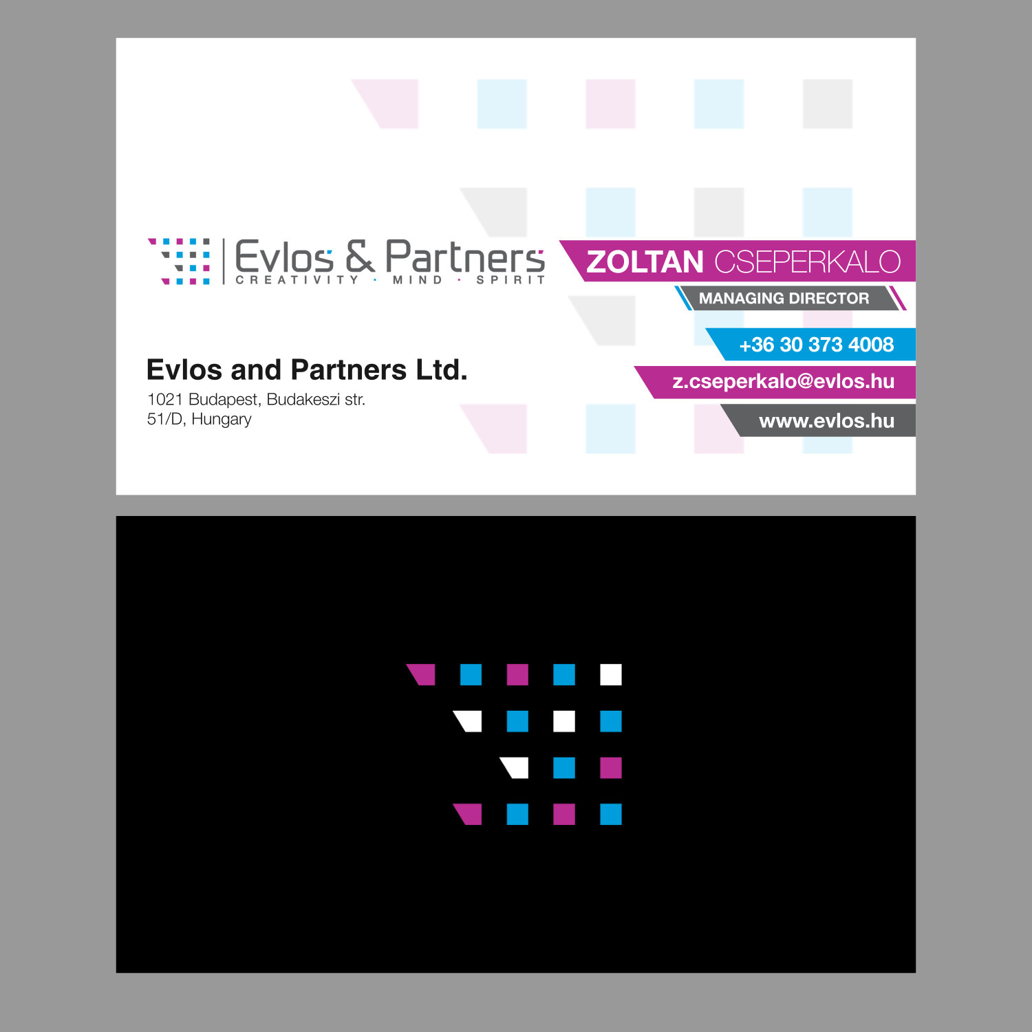 Business Card Design by Rose Design for Evlos & Partners Ltd. | Design #17150454