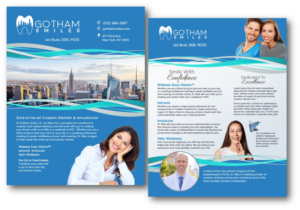 Weekend Smile Design by Gotham Smiles | Diseño de Flyer por citygirl17