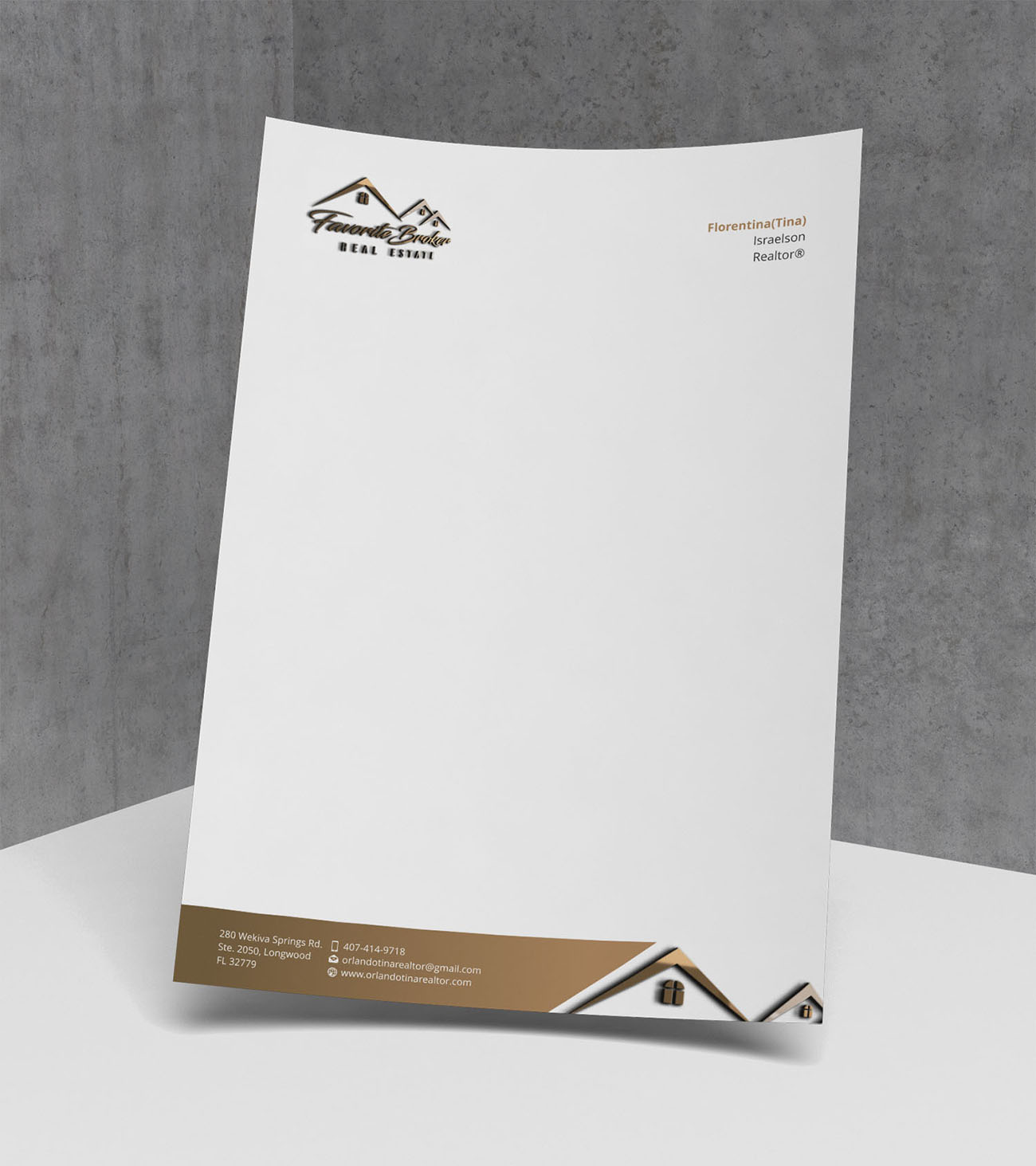 Stationery Design by Xpert for Favorite Broker Real Estate | Design #17118463