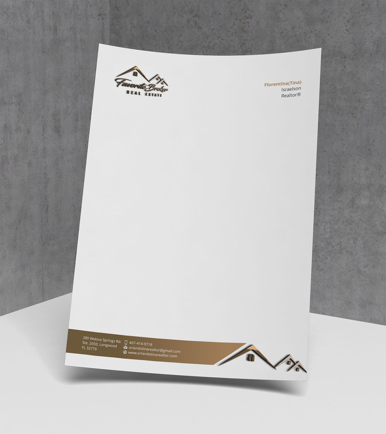 Stationery Design by Xpert for Favorite Broker Real Estate | Design #17118468