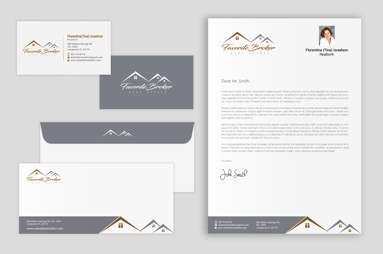 Diseño de Papelería por chandrayaan.creative para Favorite Broker Real Estate | Diseño #17193006